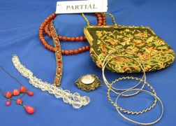 Assorted Vintage Estate and Costume Jewelry, two bags. 